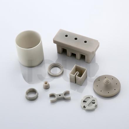 Machined aluminum nitride ceramics